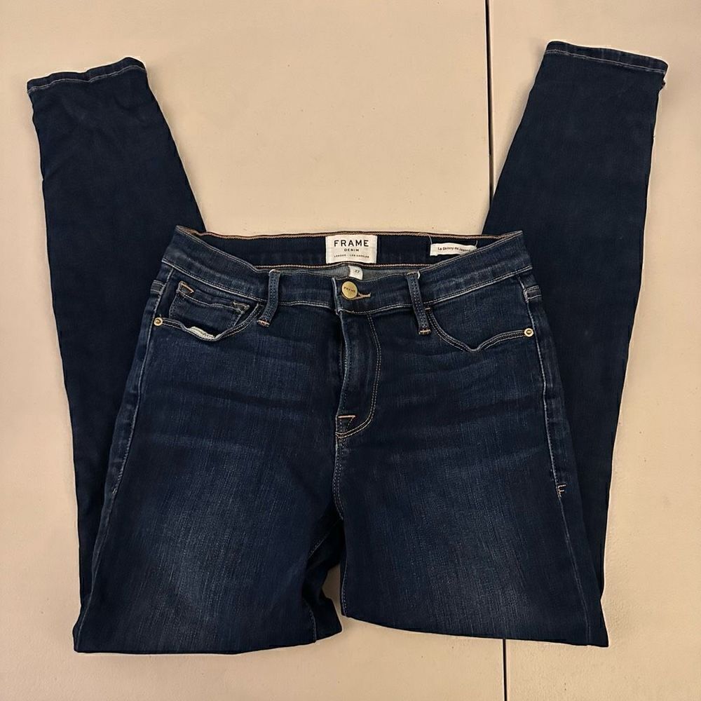 Frame le skinny de Jeanne snap ankle 27 - Picture 2 of 9